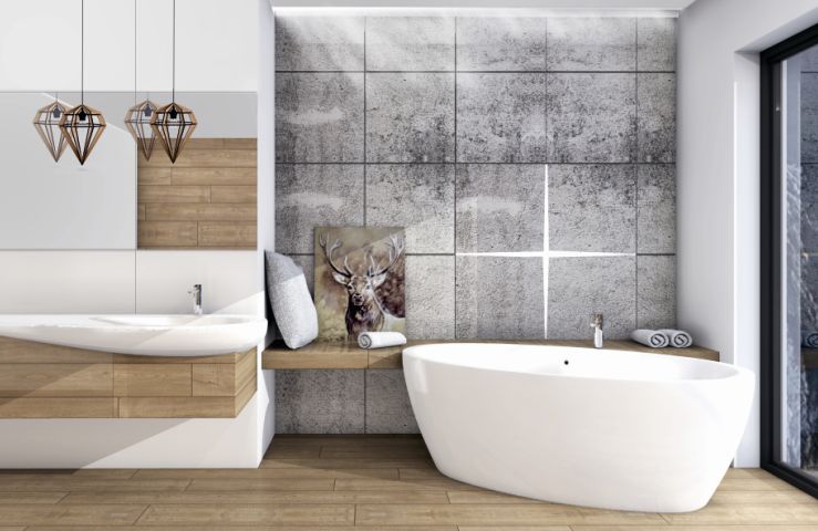 I nagrodę otrzymała Klaudia Pniak, autorka projektu, kt&oacute;ry wykorzystuje produkty z kolekcji Il Bagno Alessi One. Aranżacja zainspirowana elementami natury &ndash; drewnem i kamieniem. Centralnym punktem projektu są natomiast wolno stojące wanny podkreślające elegancki charakter wnętrza.  