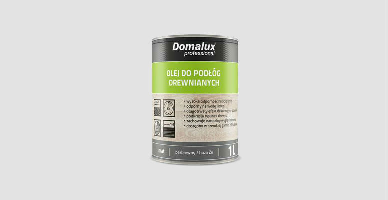 Nowy system olej&oacute;w do podł&oacute;g drewnianych Domalux Professional